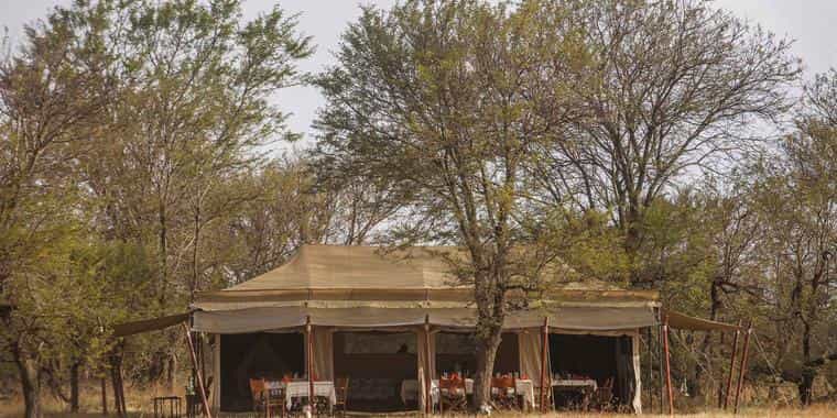 Mess tent