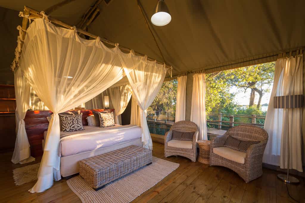 Tent interior