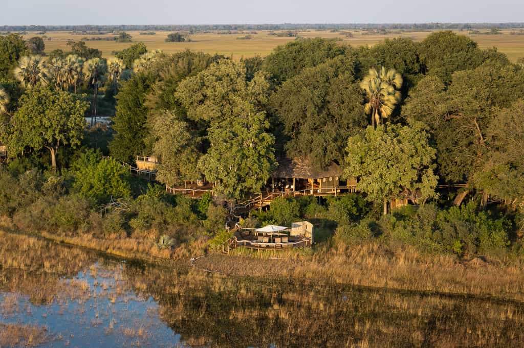 Aerial of Kwetsani Camp