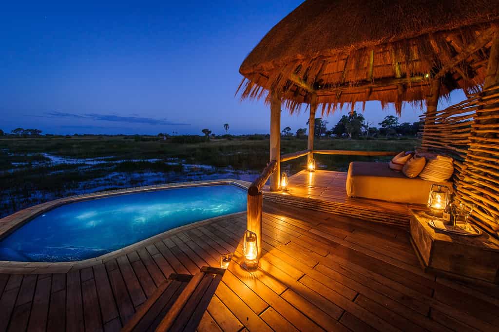 Camp pool and sala