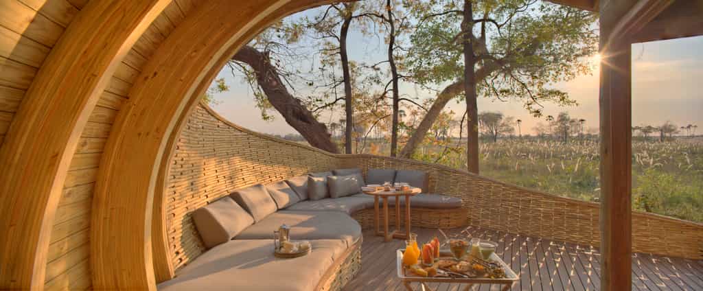 African-inspired cottages with ensuite bathrooms