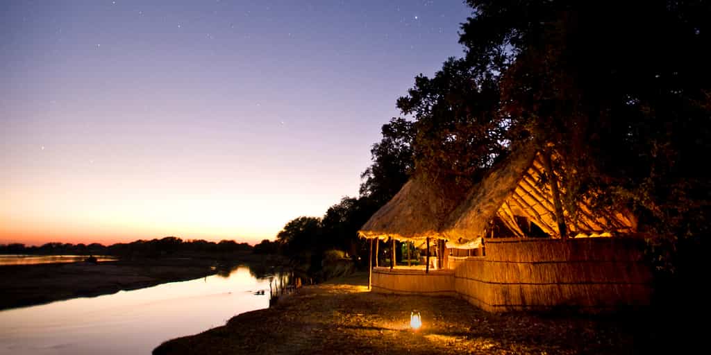 Camp at night