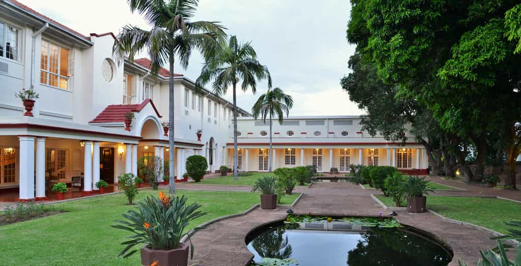 Courtyard and Livingstone Room Entrance
