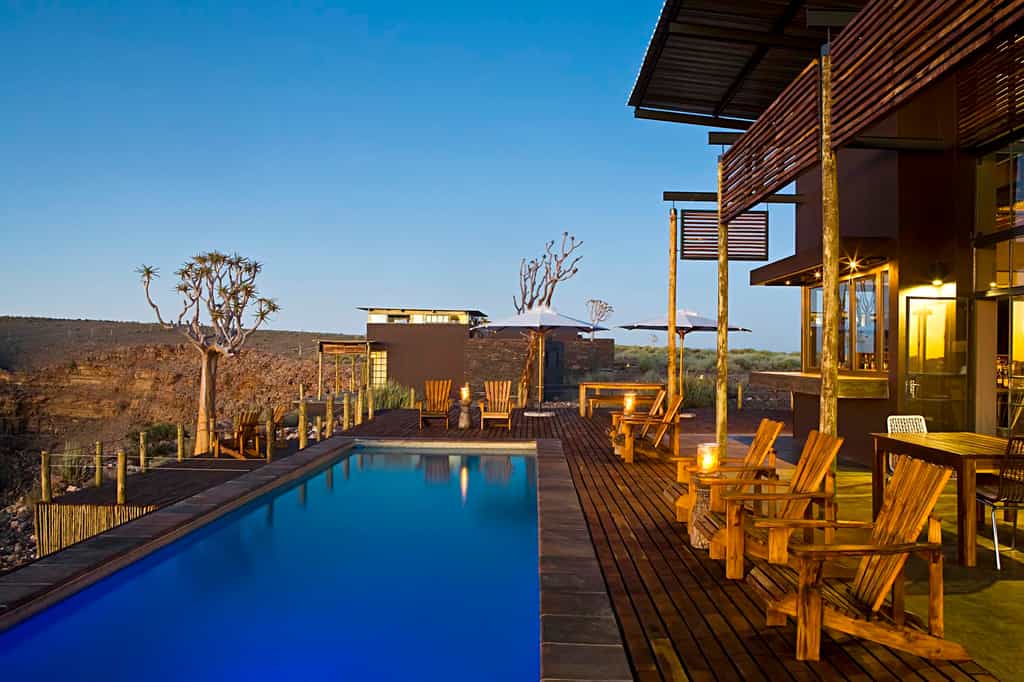 Pool and deck area 