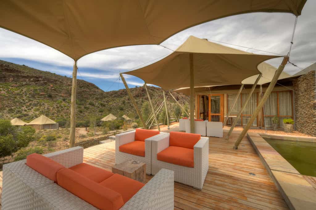 Main lodge deck