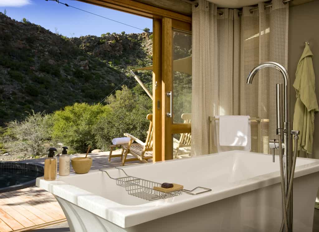 Bathroom with a view
