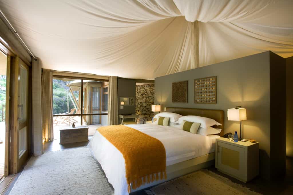 Tent interior