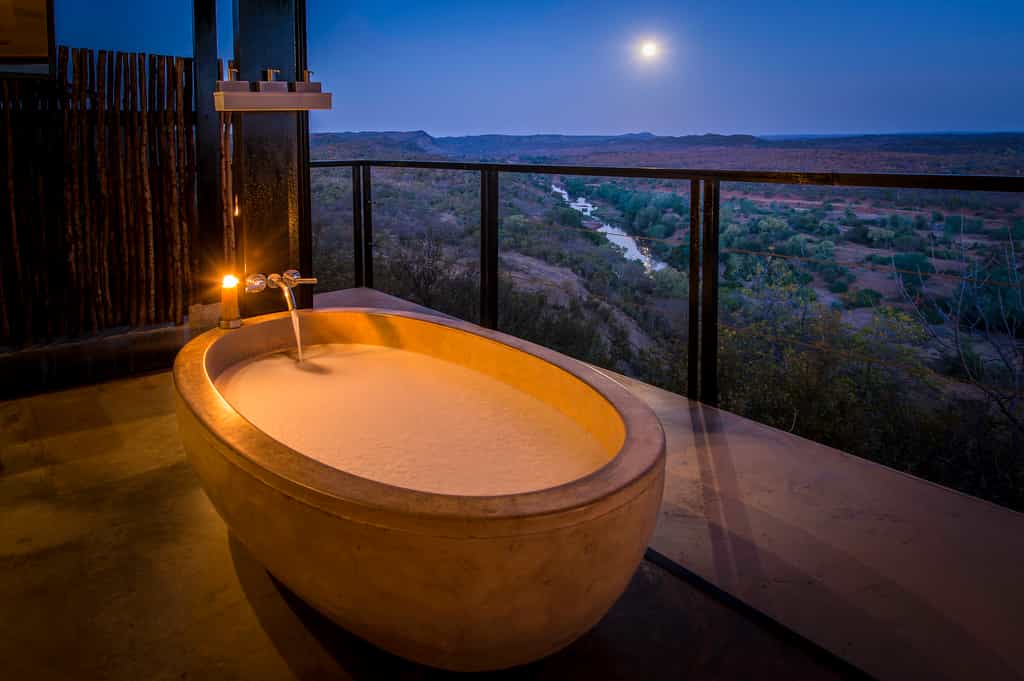 A bath with a view