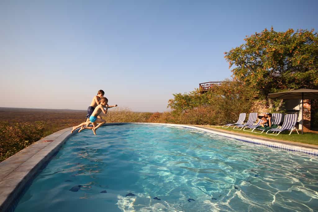 Swimming pool with a great view 