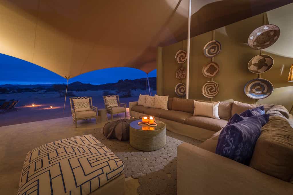 Hoanib Camp lounge