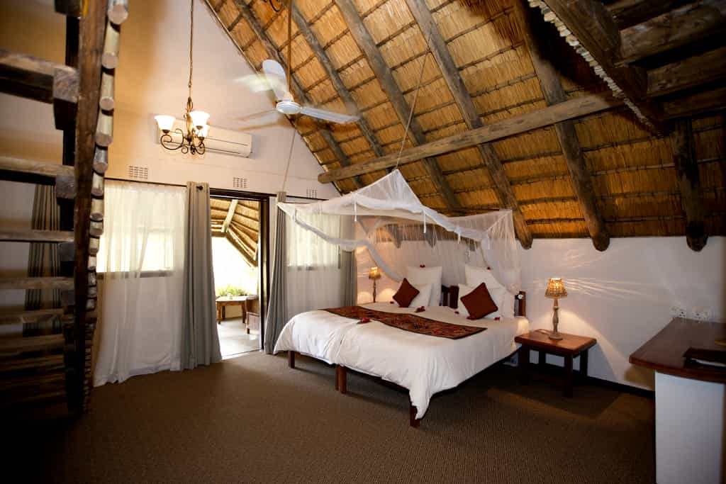 Upstairs family room, view onto verandah