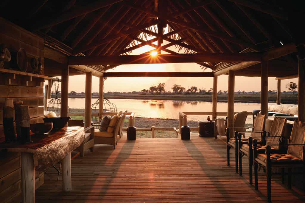 Overlooking the Okavango Delta