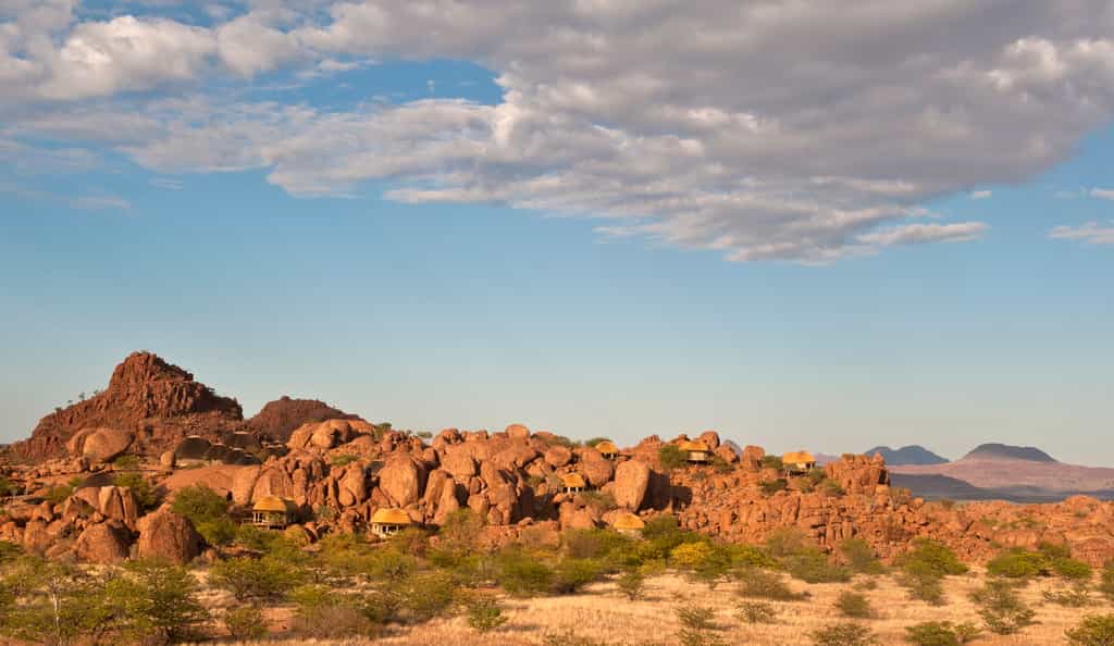 Nestled in the boulders