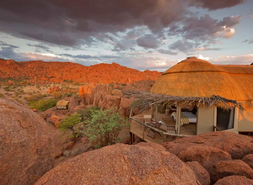Each suite blends in seamlessly with the landscape