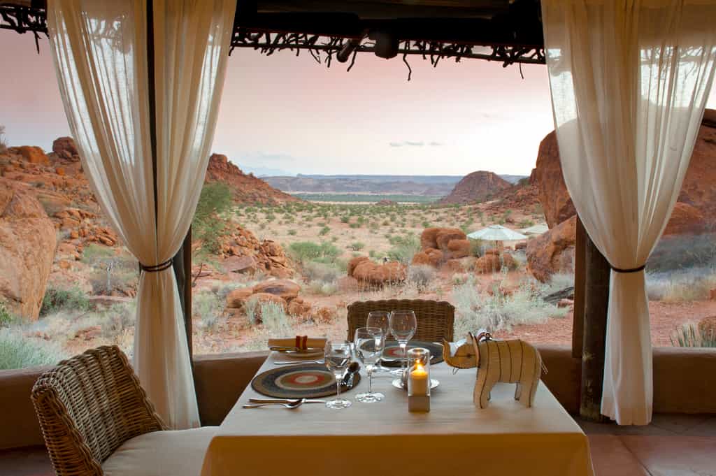 Dining room with spectacular views