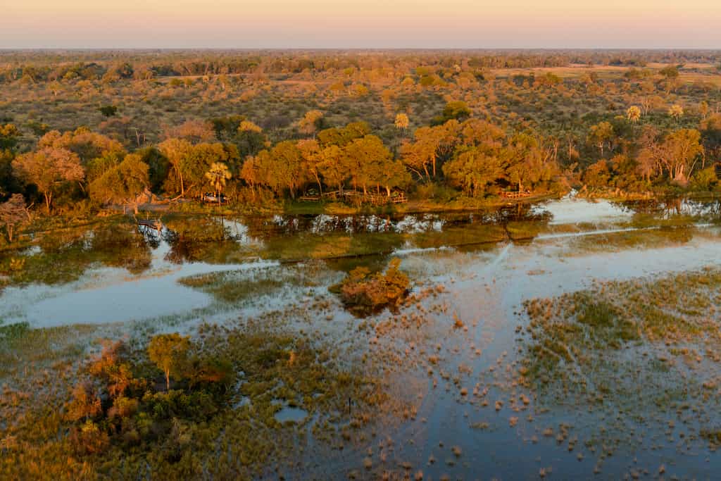 Aerial view of Macatoo Camp