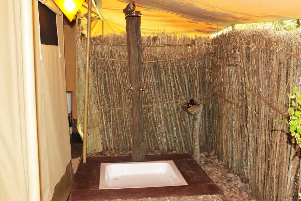 Outside shower