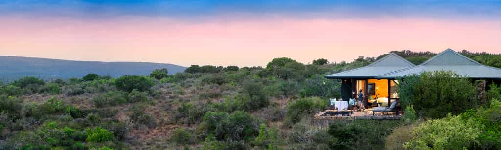 Kwandwe consists of 22 000 ha/ 54 000 acres of pristine wilderness in South Africa's Eastern Cape