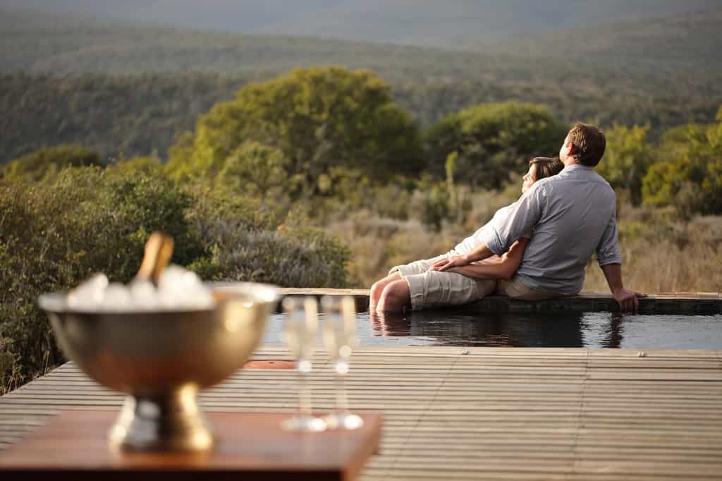 Each Suite features a private deck and plunge pool
