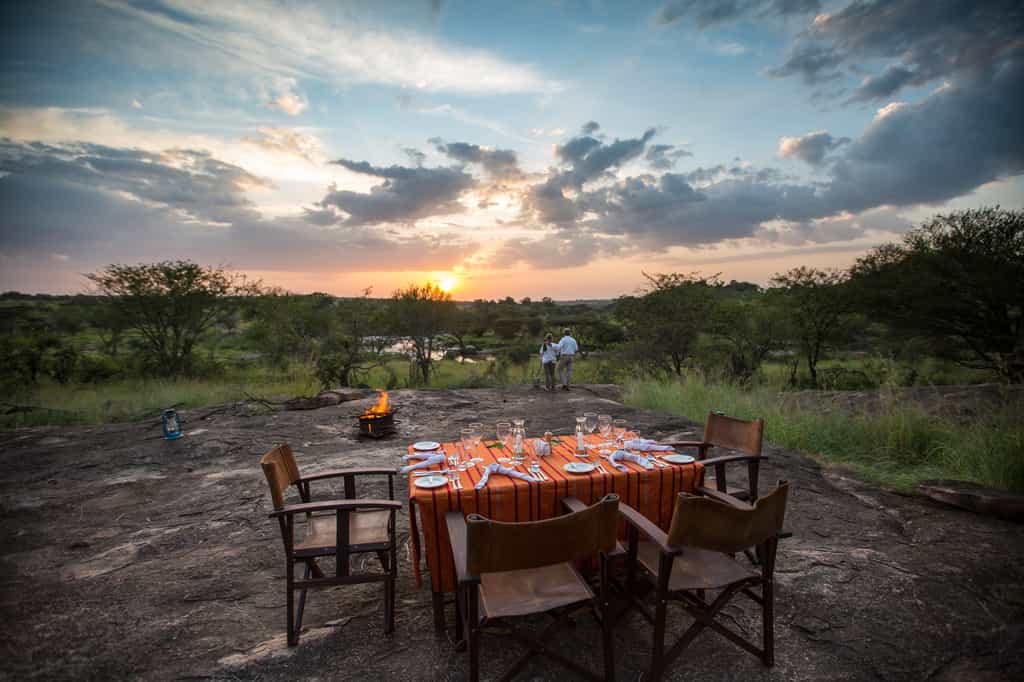 Private romantic dining
