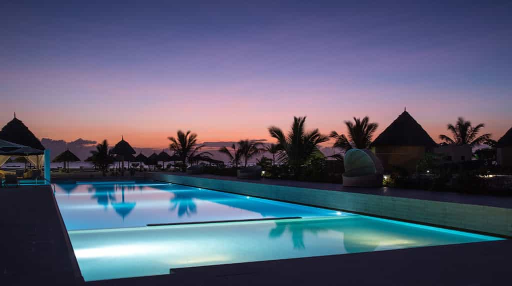 Wonderful design of Swimming pool, includes an area dedicated for children, one for swimming and one for relax with jacuzzi