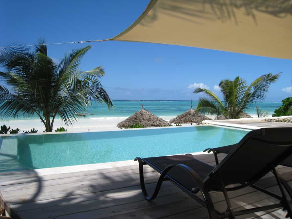 Ocean/Beach view from the small pool