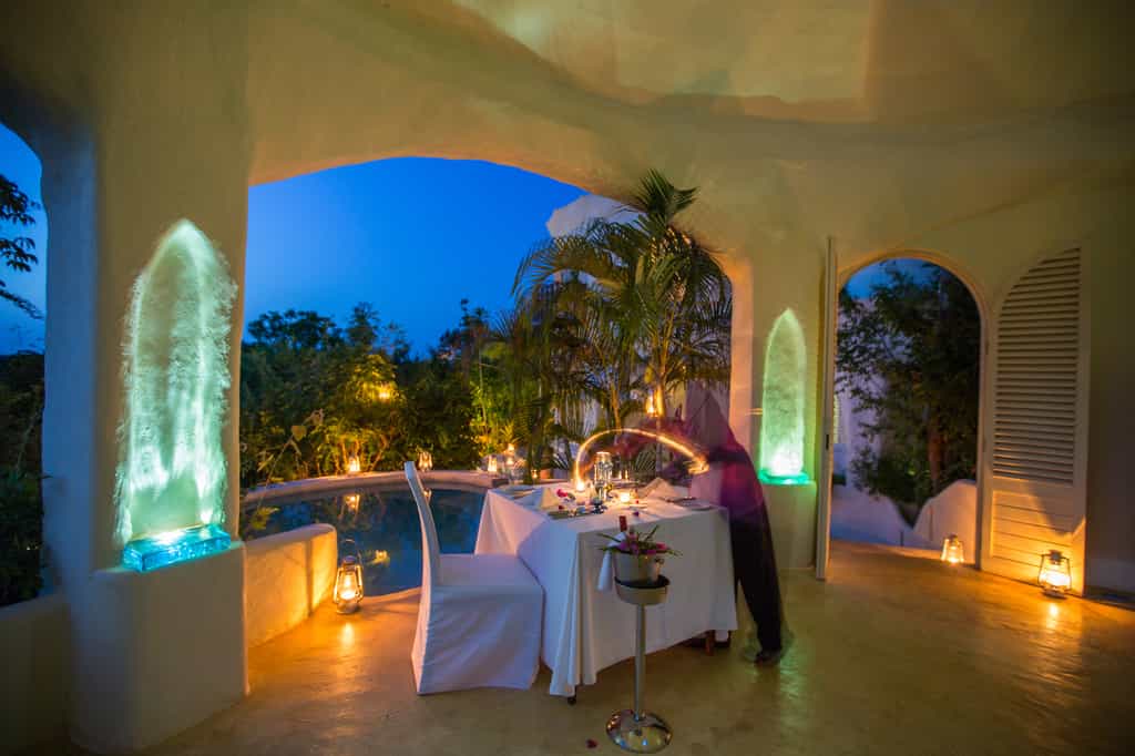 Private dinner at a Pavilion