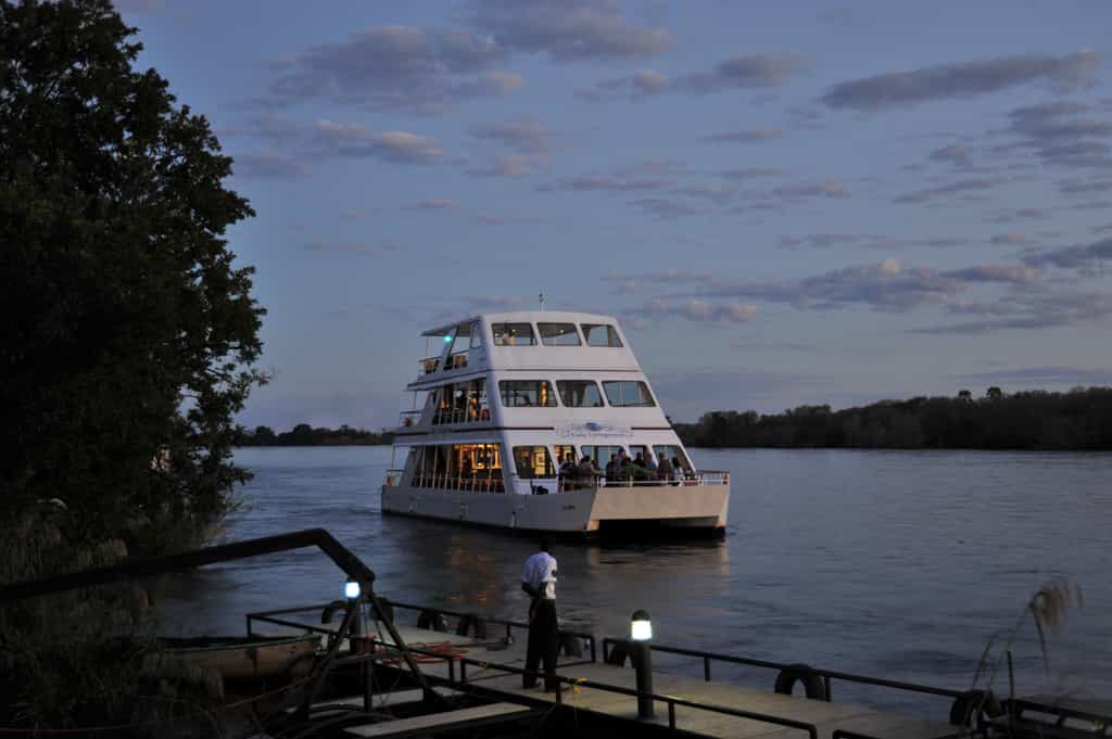 Lady Livingstone boat, based at the hotel