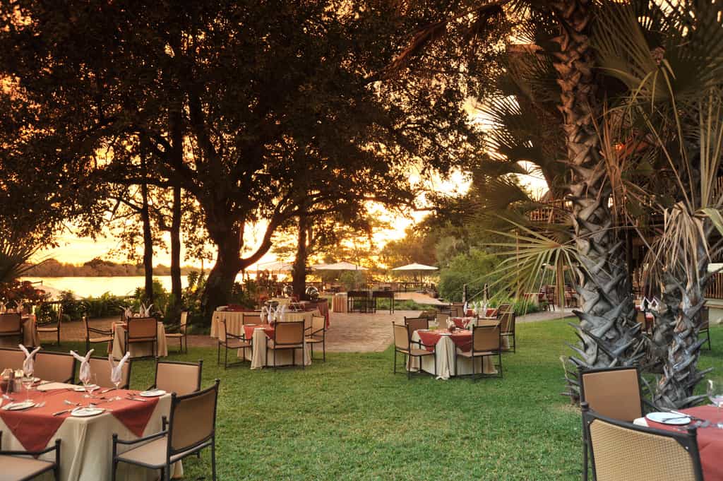 Outside dining