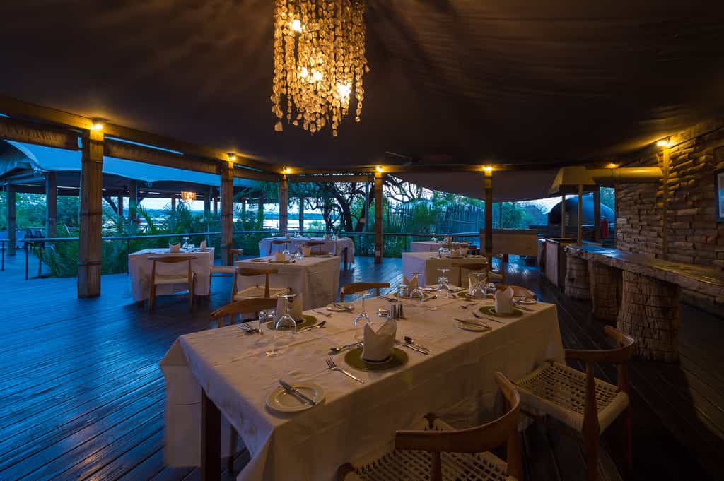 Dining deck