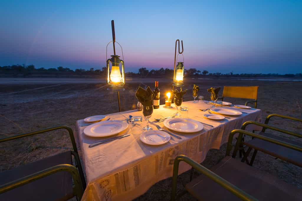 Dining under the stars