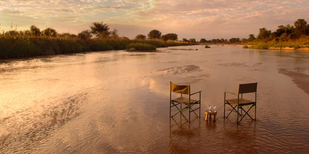 Sundowners at the river
