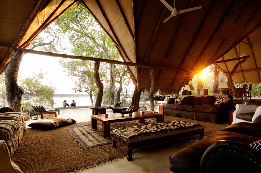 Lots of comfy spots to it and read a good book, or watch Africa go about it's business in front of you. 
