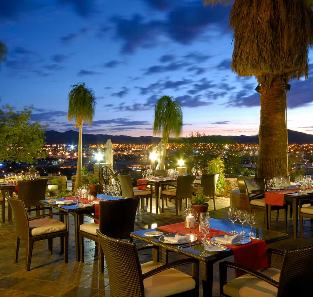 Garden Terrace overlooking the Capital