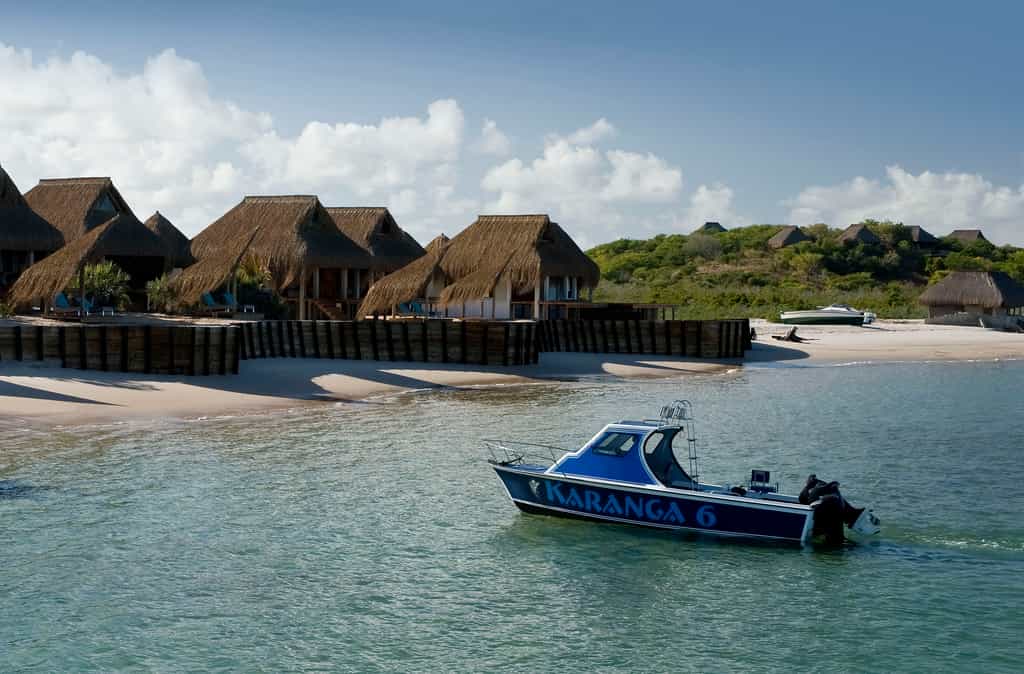 Boat trip to Dugong Beach Lodge
