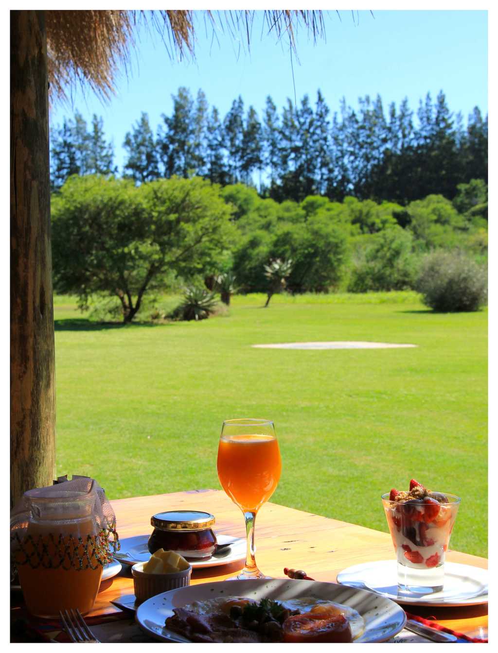 Farmstyle breakfast included
