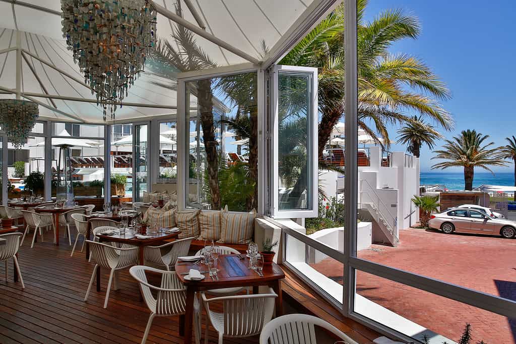 View inside/outside of the restaurant
