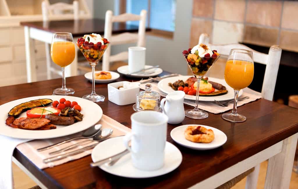 Villa Blu breakfast room