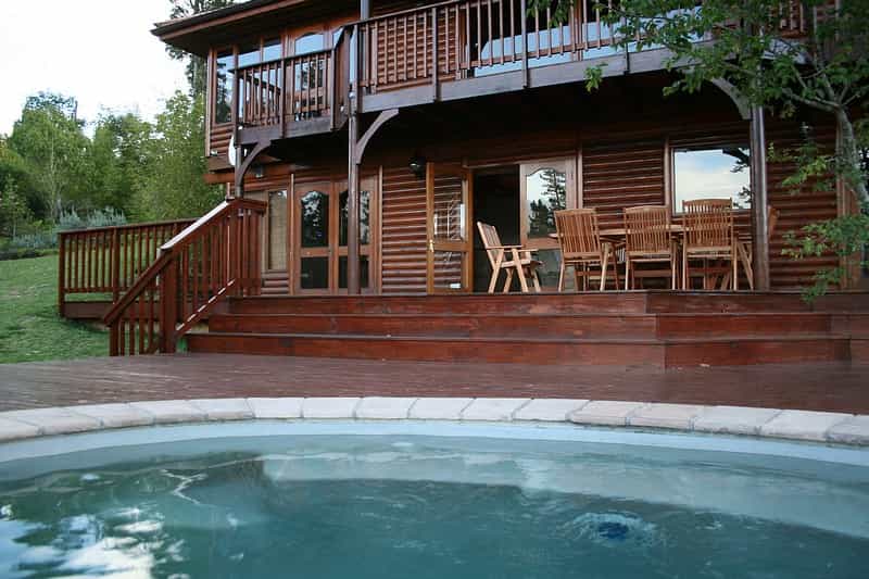 Cabin 16 - from pool