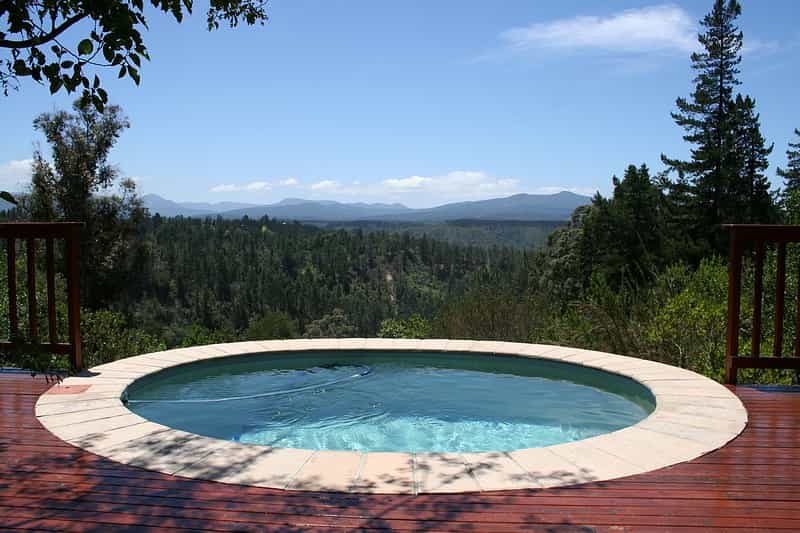 Cabin 16 - View from Pool