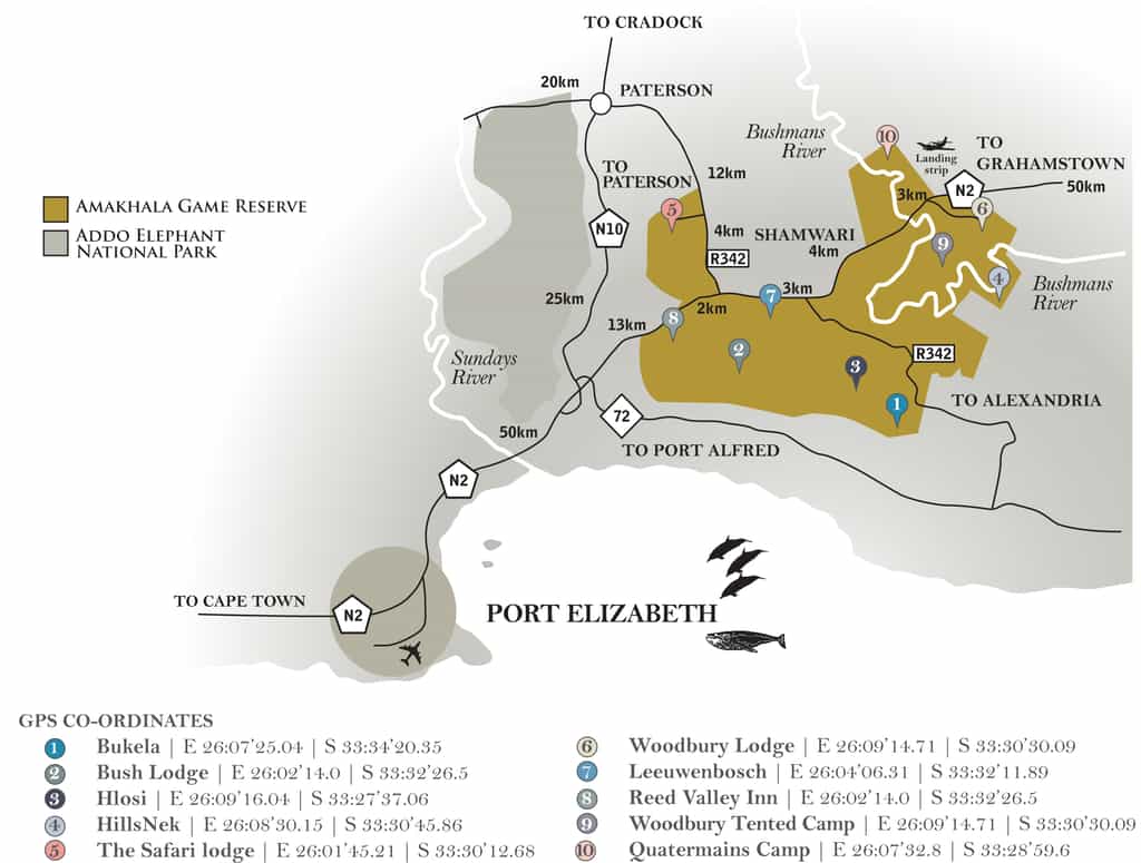 Amakhala Map