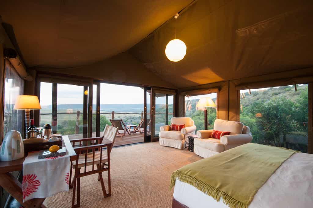 Luxury Safari Tents with Panoramic Views