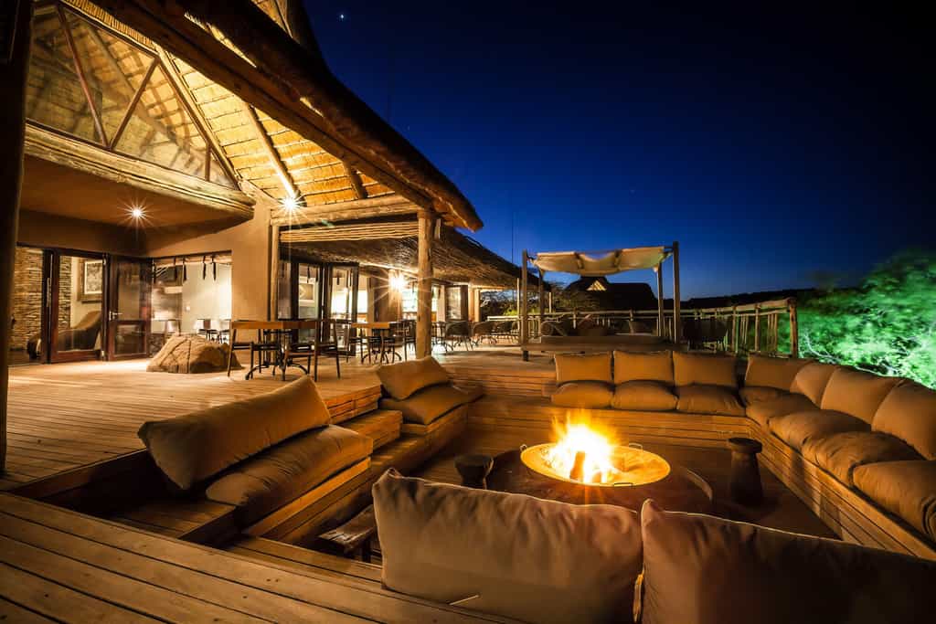An evening on the deck