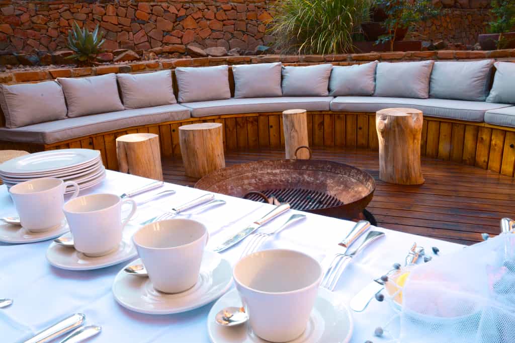 Tea Time on the Patio 