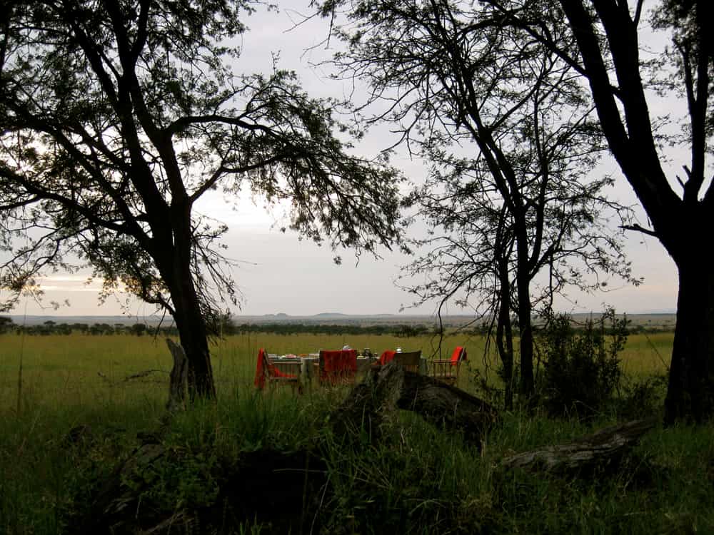 Breakfast over looking the Lamai plains