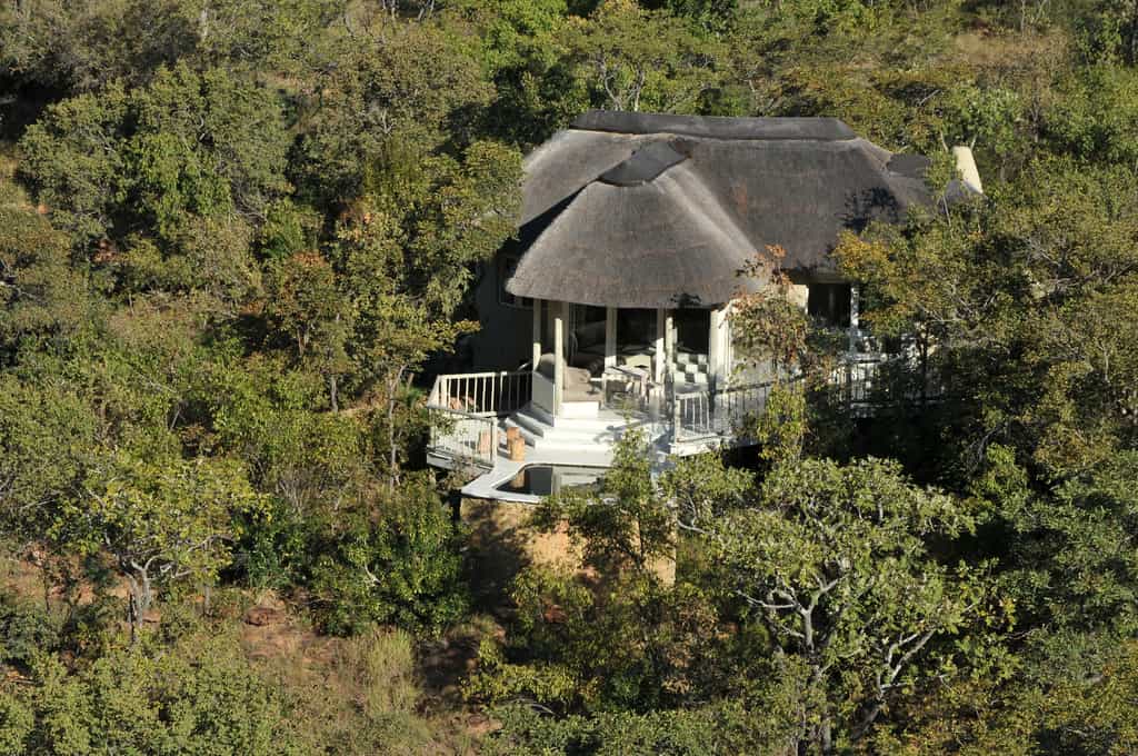 Aerial view of suite