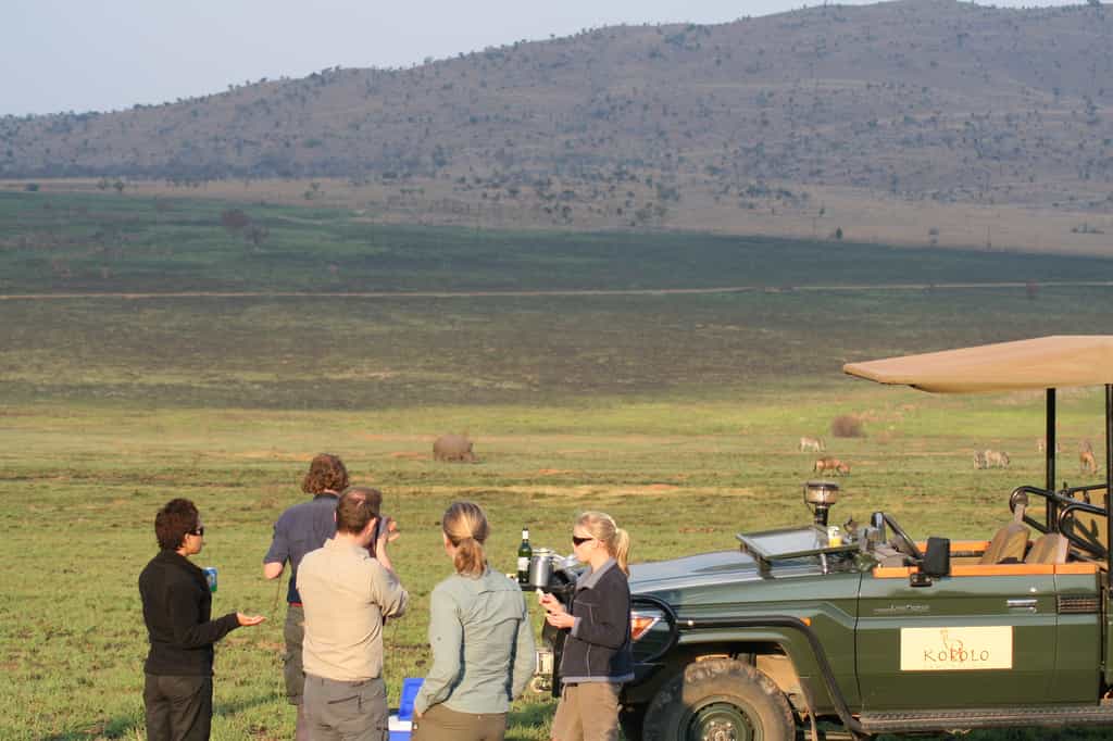 therefore we have access to this beautiful place. One of the highlights of staying in Kololo is a visit to this neighbouring Welgevonden Game Reserve. In addition to the wildlife we have on Kololo here the Big 5 - elephant, rhino, lion, buffalo and leopard - can be spotted. 