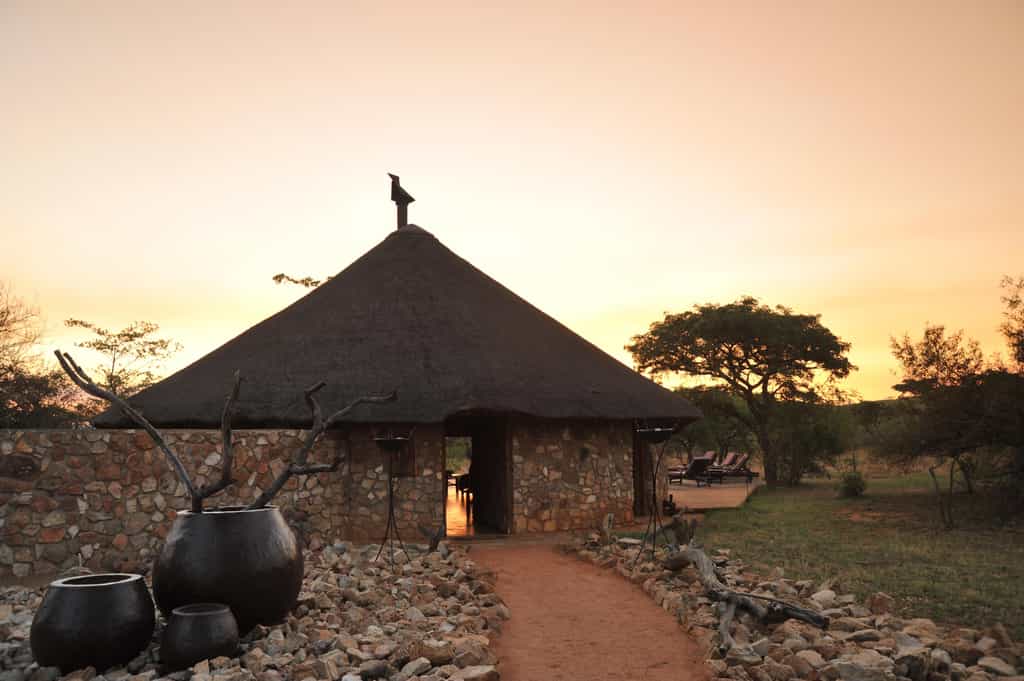 Entrance to the lodge