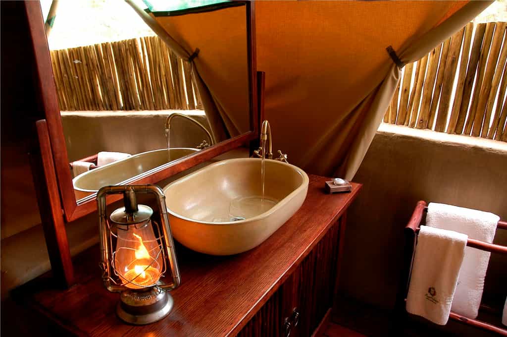 Tent Bathroom