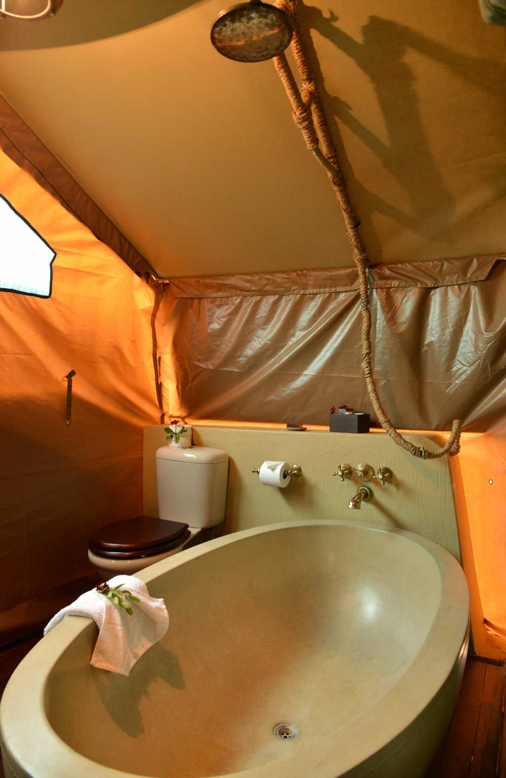 Tent Bathroom